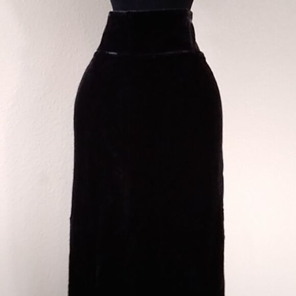 Vintage Della Juniors California Velvet Skirt Size XS/S - Picture 5 of 12